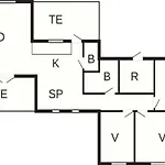 6 Person In Henne Tatil Evi *