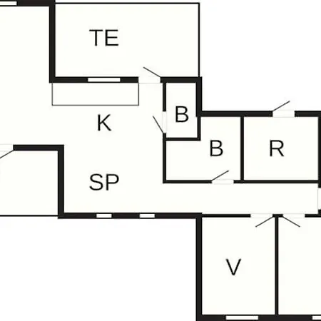 6 Person In Henne-by Traum 度假居 *